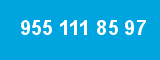 955 111 85 97 955 111 85 97